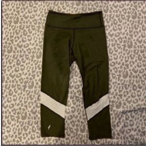 Pheel Army Green Athletic Leggings